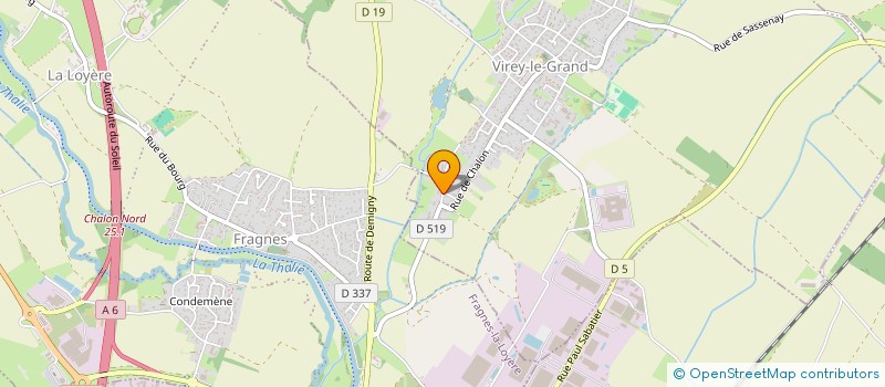 localisation de l'entreprise SCI LA BIGUERIE  VIREY-LE-GRAND