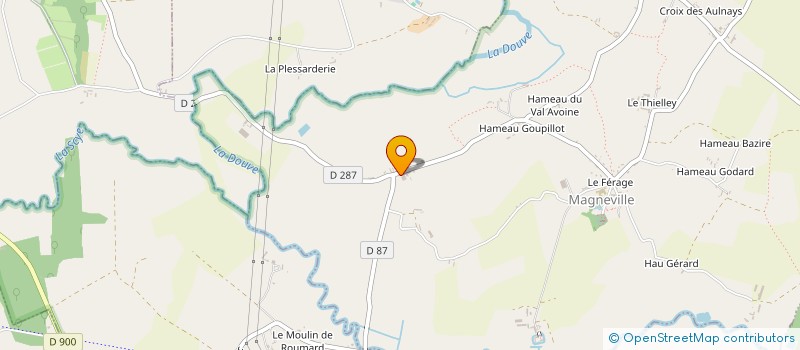 localisation de l'entreprise SCI LA BIHELLERIE  SOTTEVAST