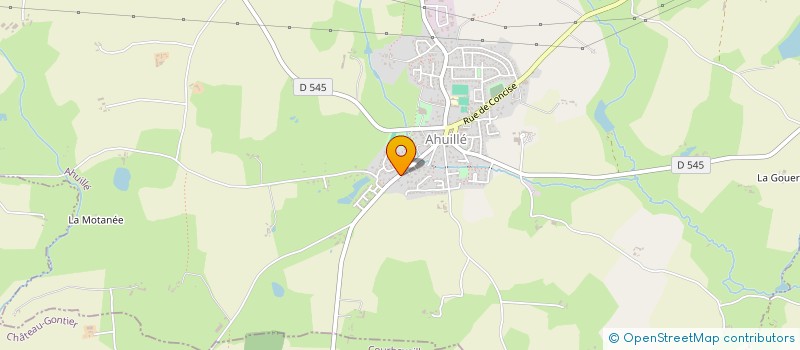 localisation de l'entreprise SCI LA BILLIG ENCHANTEE  AHUILLE