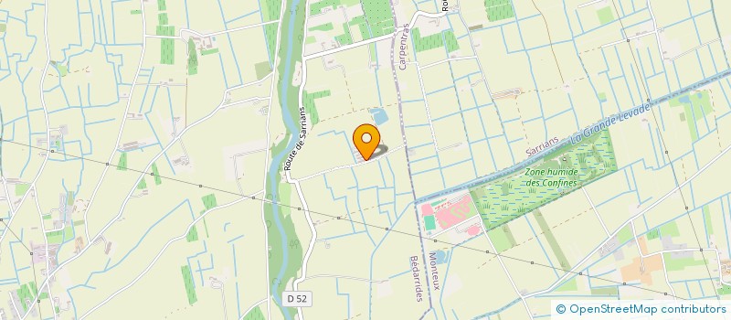 localisation de l'entreprise SCI LA BINDONNE  BEDARRIDES