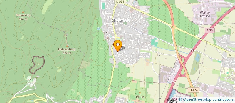 localisation de l'entreprise SCI LA BINN  CHATENOIS