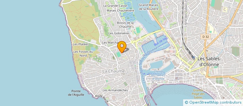 localisation de l'entreprise SCI LA BIQUETTE à LES SABLES D'OLONNE