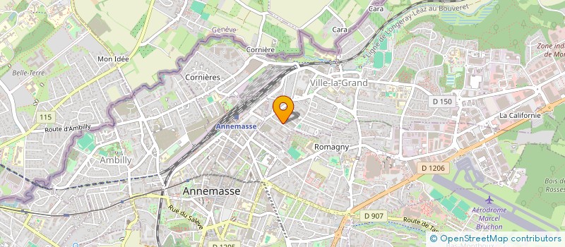 localisation de l'entreprise SCI LA BISE  SAINT-CERGUES