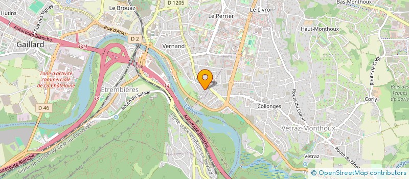 localisation de l'entreprise SCI LA BISE NOIRE à ANNEMASSE