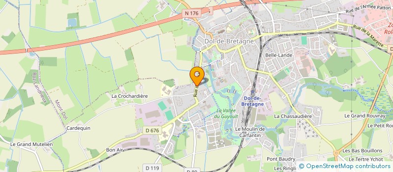 localisation de l'entreprise SCI LA BISQUINE  DOL-DE-BRETAGNE