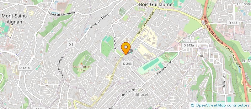 localisation de l'entreprise SCI LA BISQUINE à BOIS-GUILLAUME