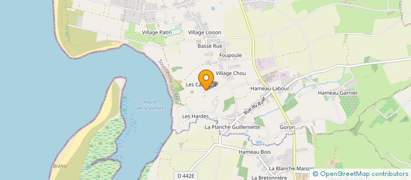 localisation de l'entreprise SCI LA BISSONNERIE  TOURNEVILLE-SUR-MER