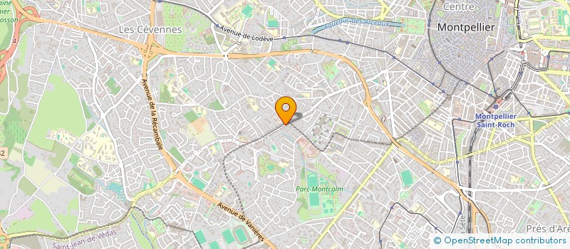 localisation de l'entreprise SCI LA BITERROISE à MONTPELLIER