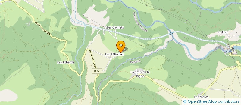 localisation de l'entreprise SCI LA BIZEGUE  CHATEL-EN-TRIEVES