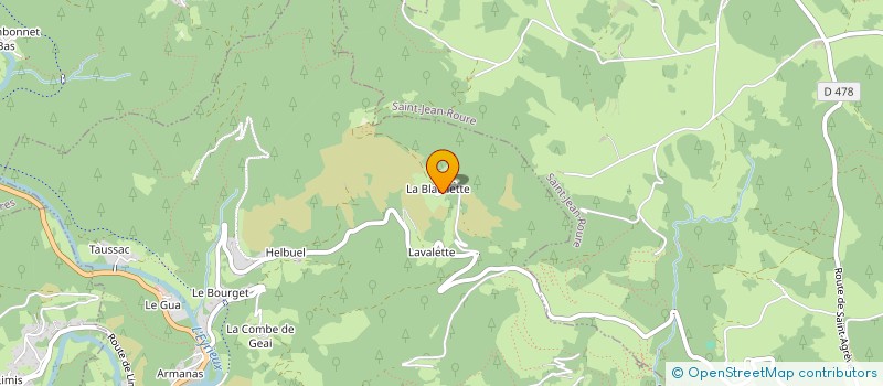 localisation de l'entreprise SCI LA BLACHE  SAINT-JULIEN-D'INTRES