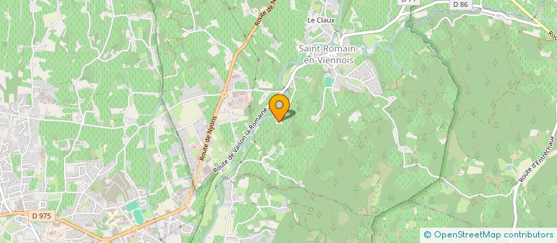 localisation de l'entreprise SCI LA BLACHE  SAINT-ROMAIN-EN-VIENNOIS