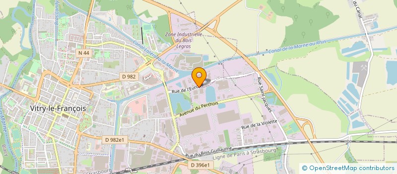 localisation de l'entreprise SCI LA BLAISOISE  BLAISE-SOUS-ARZILLIERES