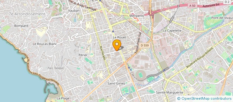 localisation de l'entreprise SCI LA BLANCARDE à MARSEILLE