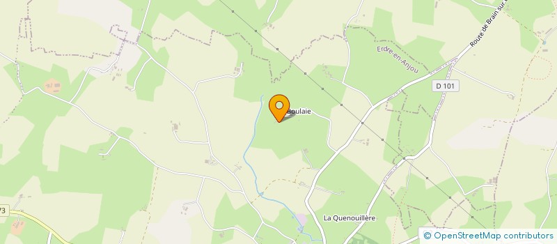 localisation de l'entreprise SCI LA BLANCHAIE  ERDRE-EN-ANJOU