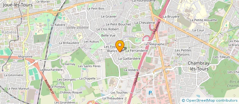 localisation de l'entreprise SCI LA BLANCHE  CHAMBRAY-LES-TOURS