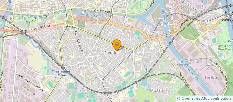 localisation de l'entreprise SCI LA BLANCHE HERMINE  STRASBOURG