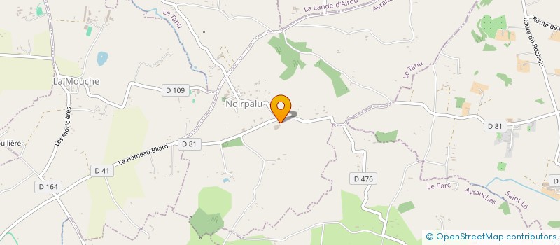 localisation de l'entreprise SCI LA BLANCHE PIERRE  LE TANU