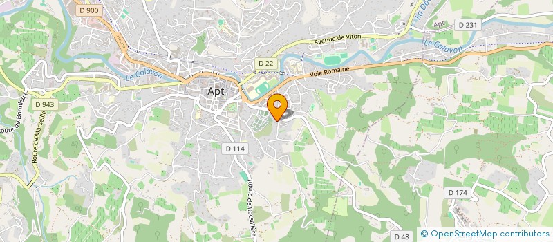 localisation de l'entreprise SCI LA BLANCHERIE D ESCLATESANG  APT