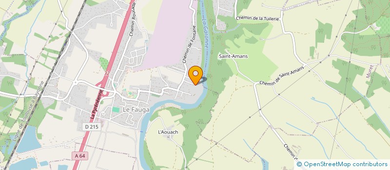 localisation de l'entreprise SCI LA BLANDINE  LE FAUGA