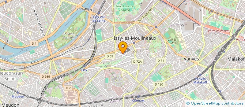 localisation de l'entreprise SCI LA BLAQUETTE à ISSY-LES-MOULINEAUX