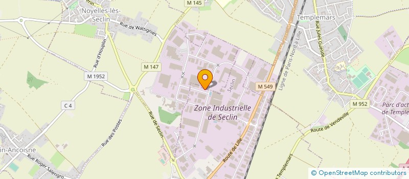 localisation de l'entreprise SCI LA BLENDECQUOISE à CROIX
