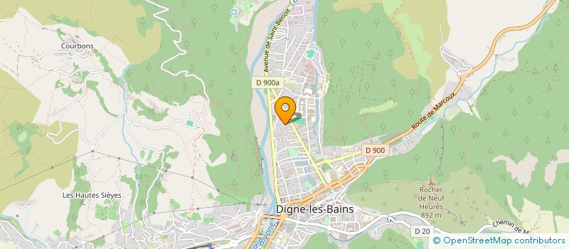 localisation de l'entreprise SCI LA BLEONE à DIGNE-LES-BAINS