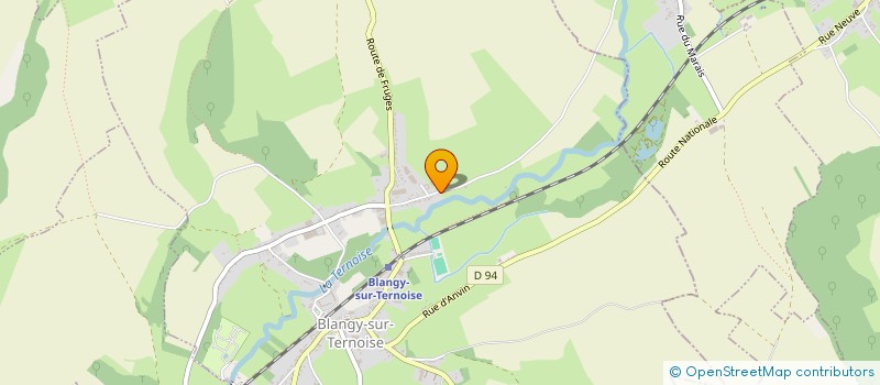 localisation de l'entreprise SCI LA BLUETTE  BLANGY-SUR-TERNOISE