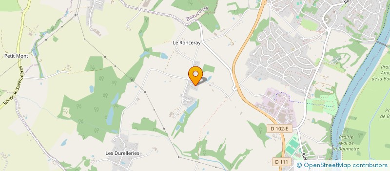 localisation de l'entreprise SCI LA BM  BOUCHEMAINE