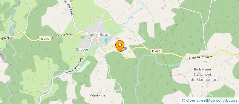 localisation de l'entreprise SCI LA.BO.  MONFLANQUIN