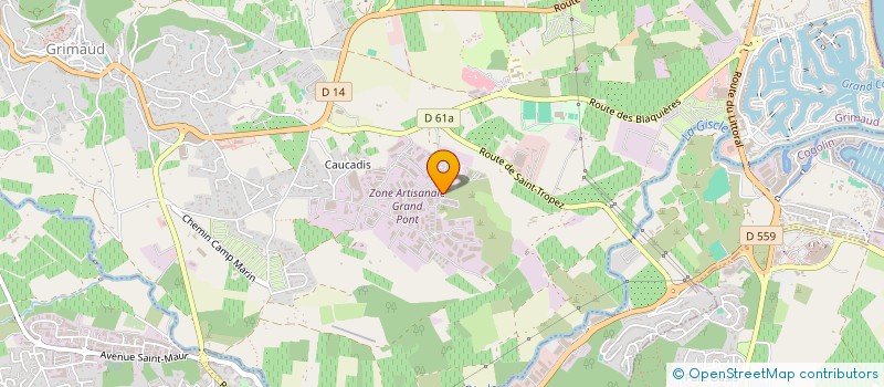 localisation de l'entreprise SCI LA BOAL à GRIMAUD
