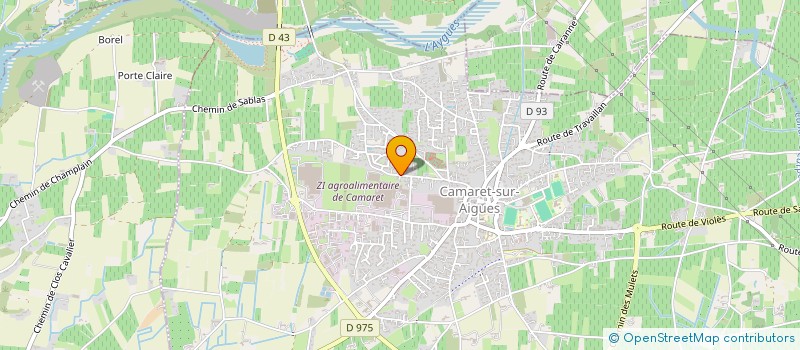 localisation de l'entreprise SCI LA BOCCA  CAMARET-SUR-AIGUES