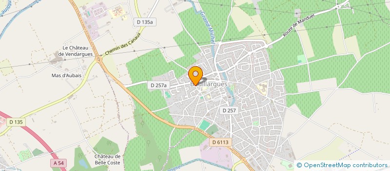 localisation de l'entreprise SCI LA BODEGA  BOUILLARGUES