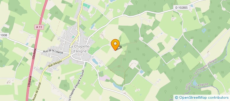 localisation de l'entreprise SCI LA BODINIERE  SOLESMES