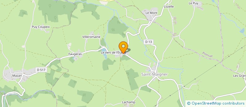 localisation de l'entreprise SCI LA BOELE  SAINT-MAIGNER