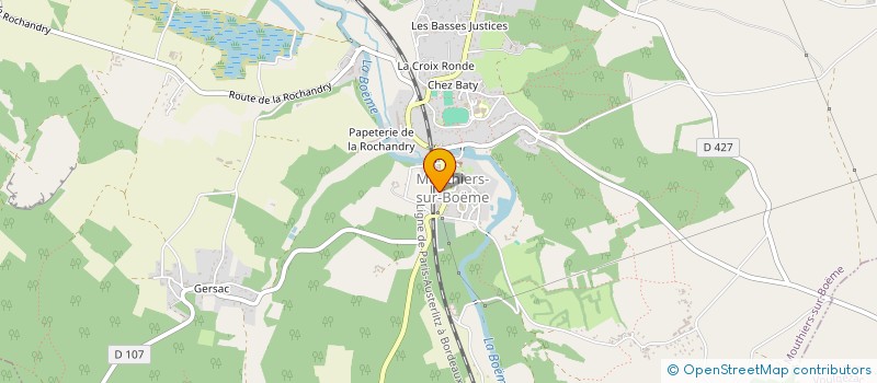localisation de l'entreprise SCI LA BOEME à MOUTHIERS-SUR-BOEME