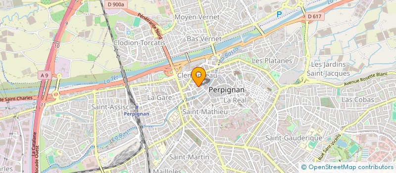 localisation de l'entreprise SCI LA BOERIA  PERPIGNAN