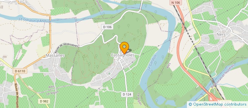 localisation de l'entreprise SCI LA BOETIE  CASSAGNOLES