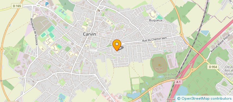 localisation de l'entreprise SCI LA BOETIE  CARVIN