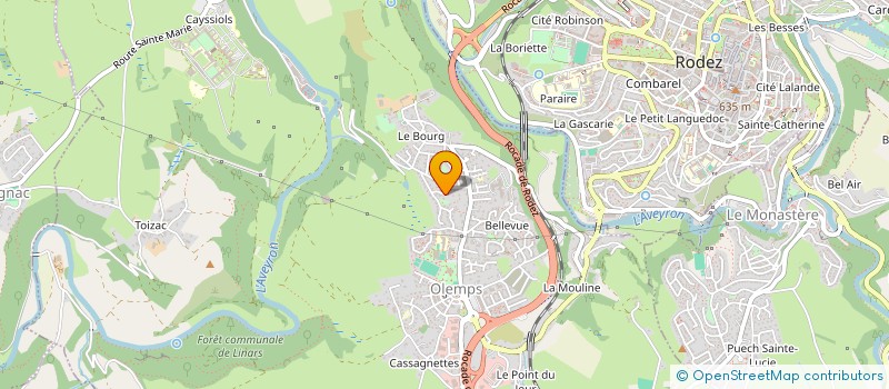 localisation de l'entreprise SCI LA BOETIE  OLEMPS