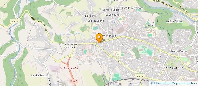 localisation de l'entreprise SCI LA BOGNERIE à SAINT-BRIEUC