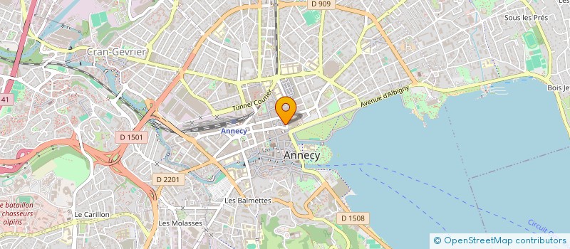 localisation de l'entreprise SCI LA BOHEME à ANNECY