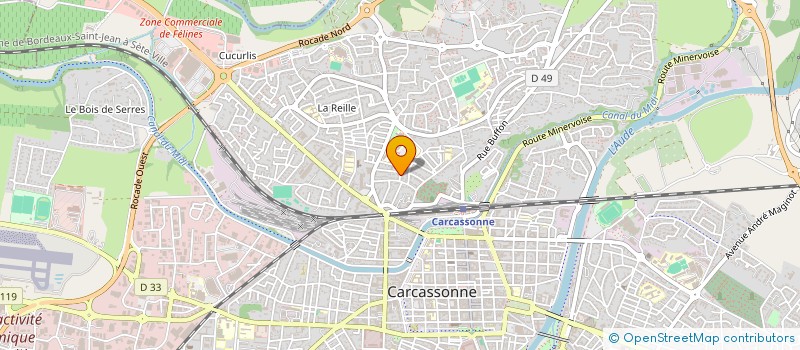 localisation de l'entreprise SCI LA BOHEME à CARCASSONNE