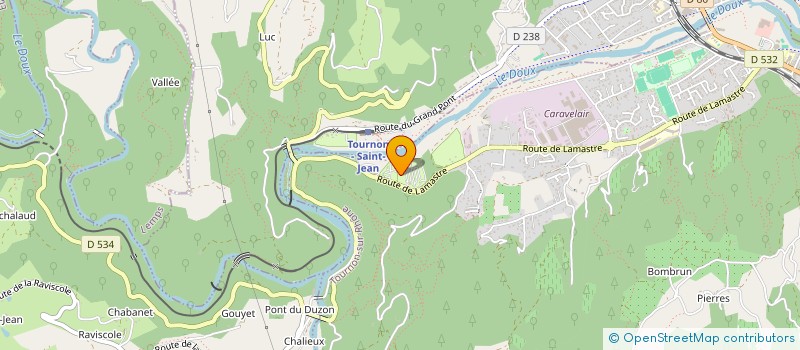 localisation de l'entreprise SCI LA BOHEME à TOURNON-SUR-RHONE