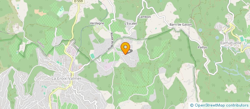 localisation de l'entreprise SCI LA BOHEMIA  LA CROIX-VALMER