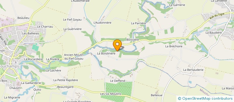 localisation de l'entreprise SCI LA BOISLINIERE à NANTES
