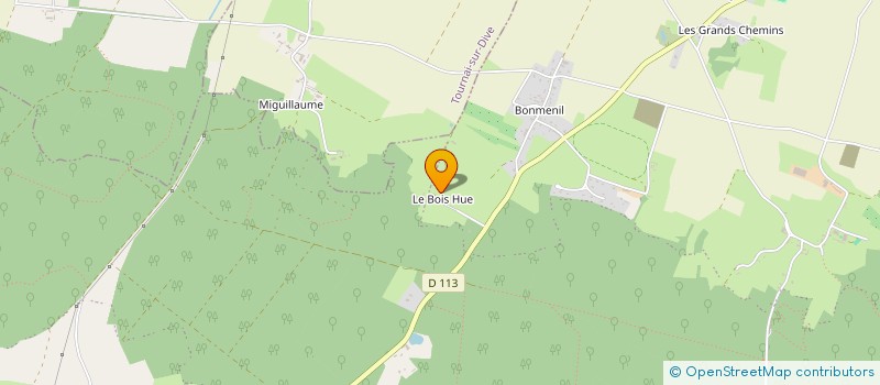 localisation de l'entreprise SCI LA BOISRIE  VAUX-SUR-SEULLES