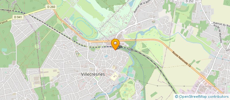 localisation de l'entreprise SCI LA BOISSEENNE  VILLECRESNES