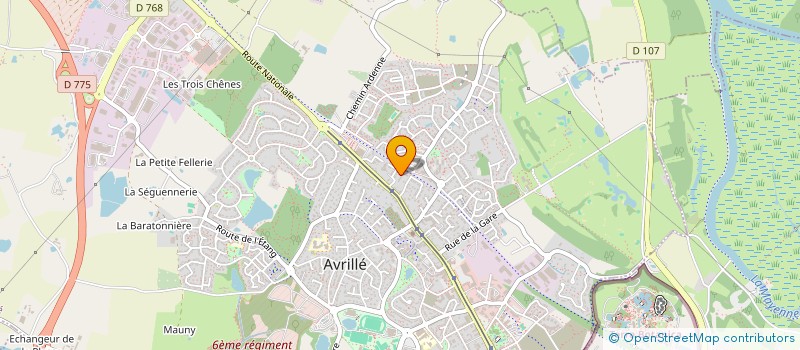 localisation de l'entreprise SCI LA BOISSELEE à AVRILLE