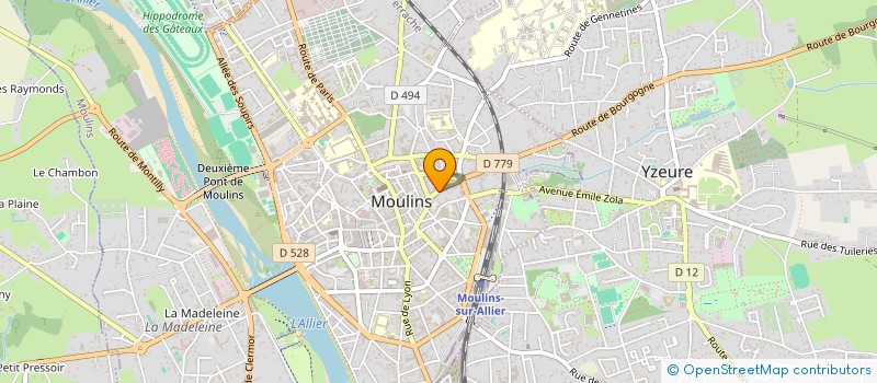 localisation de l'entreprise SCI LA BOISSELIERE à MOULINS