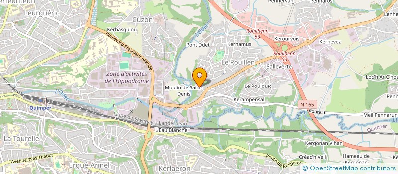 localisation de l'entreprise SCI LA BOISSERIE  ERGUE-GABERIC